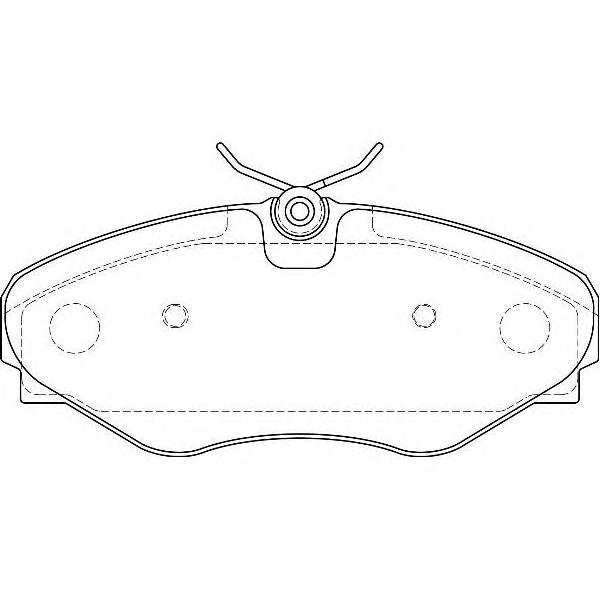 WAGNER - WBP23099B (колодки дисковые п./ Renault Espace 3.0 V6/2.2DCi 00-02)
