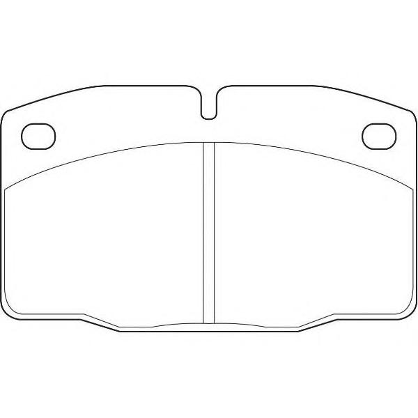 WAGNER - WBP20939A (колодки дисковые п./ Opel Kadett 1.2-1.7D 83-91/Ascona 81-88)