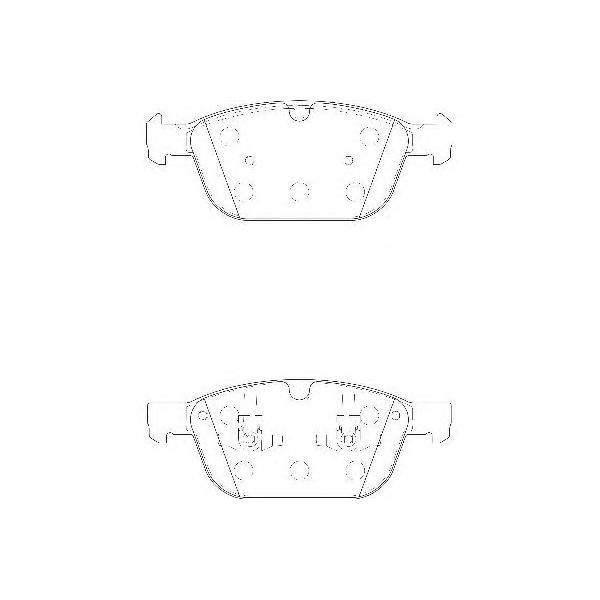 WAGNER - WBP24399A (колодки дисковые п./ Volvo XC60 3.2AWD/2.4D/2.0T 05/08>)