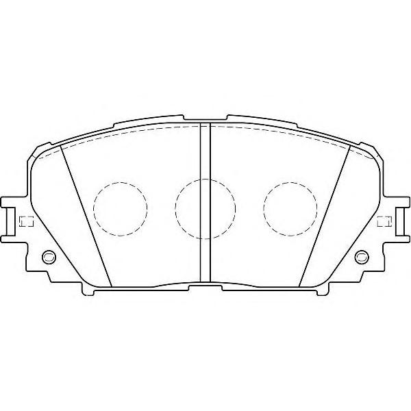 WAGNER - WBP24708A (колодки дисковые п./ Toyota Yaris 1.0/1.3/1.4 D-4D/1.8VVTi 06>)