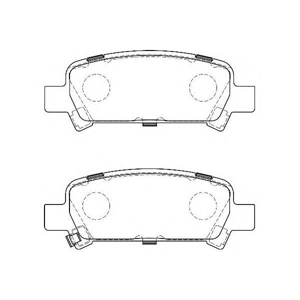 WAGNER - WBP23572A (колодки дисковые з./ Subaru Forester 2.0 97-02/Impreza 00>/Legacy 98>)