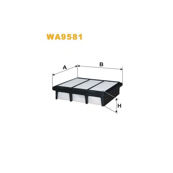 WIX FILTERS - WA9581 (фильтр воздушный для двс)