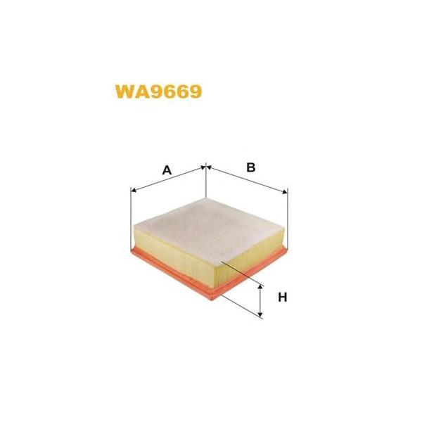 WIX FILTERS - WA9669 (фильтр воздушный для двс)