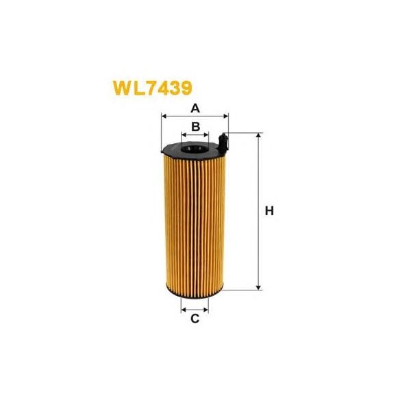 WIX FILTERS - WL7439 (фильтр масляный для двс)