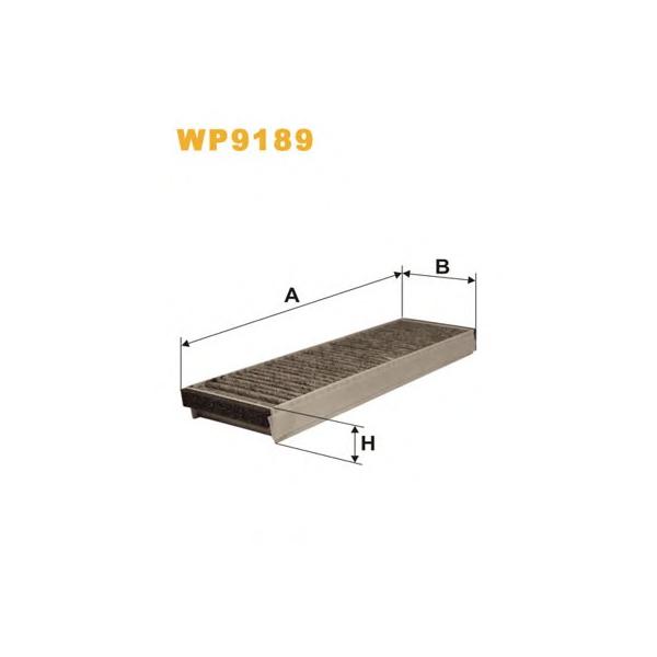 WIX FILTERS - WP9189 (фильтр воздушный салонный угольный)