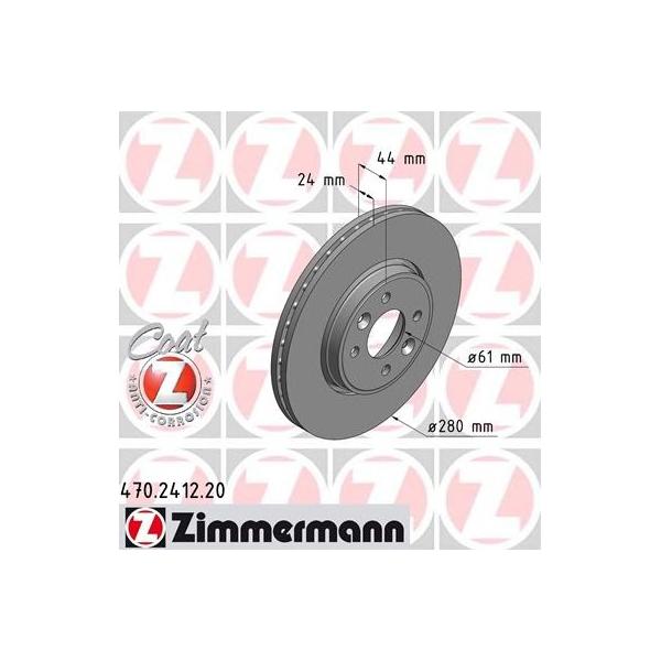 ZIMMERMANN - 470241220 (Диск тормозной)