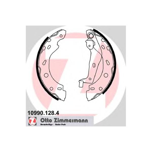 ZIMMERMANN - 109901284 (КОЛОДКИ ТОPМОЗНЫЕ БАPАБАННЫЕ)